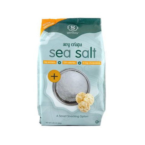 Genisoy Soy Crisps - Deep Sea Salted - 3.85 Oz - Case Of 12