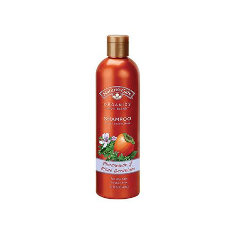 Nature's Gate Shampoo - Persimmons And Rose Geranium - 12 Oz