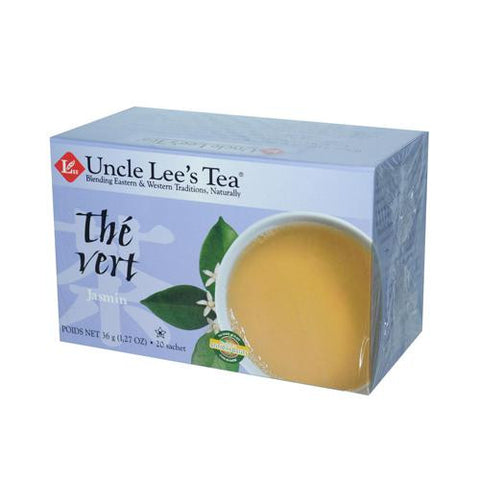 Uncle Lee's Tea Green Tea - Jasmine - Case Of 6 - 20 Bags