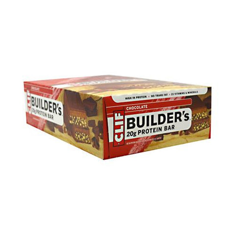 Clif Bar Builder Bar - Chocolate - Case Of 12 - 2.4 Oz