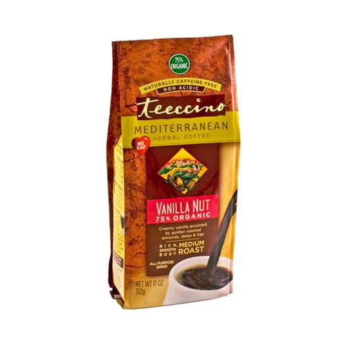 Teeccino Herbal Coffee Vanilla Nut - 10 Tea Bags - Case Of 6