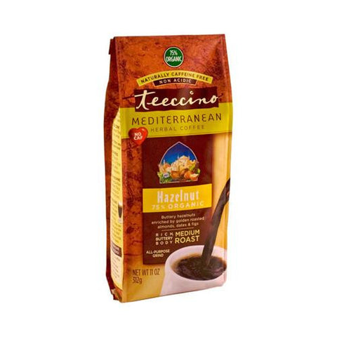 Teeccino Organic Tee Bags - Mediterranean Hazelnut - 10 Bags