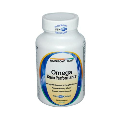 Rainbow Light Omega Brain Performance - 60 Softgels