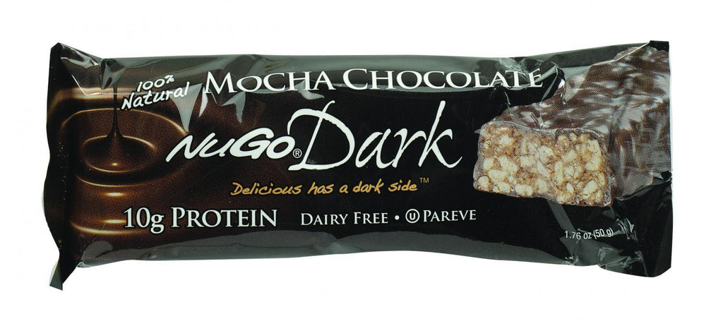 Nugo Nutrition Bar - Dark - Mocha Chocolate - 50 G - Case Of 12