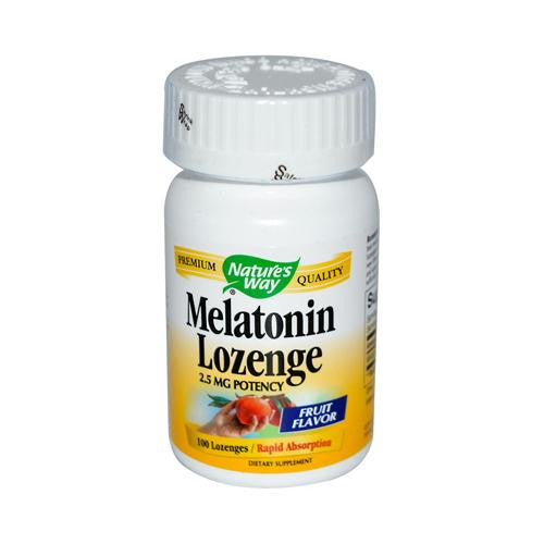 Nature's Way Melatonin Lozenge Fruit - 2.5 Mg - 100 Lozenges