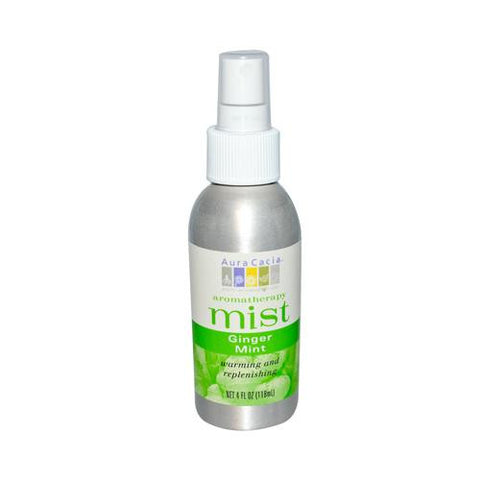 Aura Cacia Aromatherapy Mist Ginger Mint - 4 Fl Oz