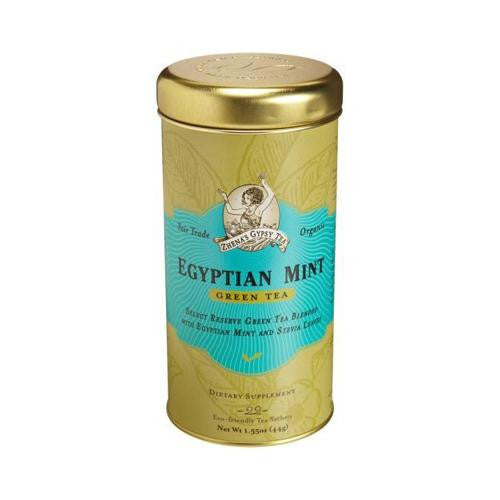 Zhena's Gypsy Tea Organic Egyptian Mint - Case Of 6 - 22 Bags