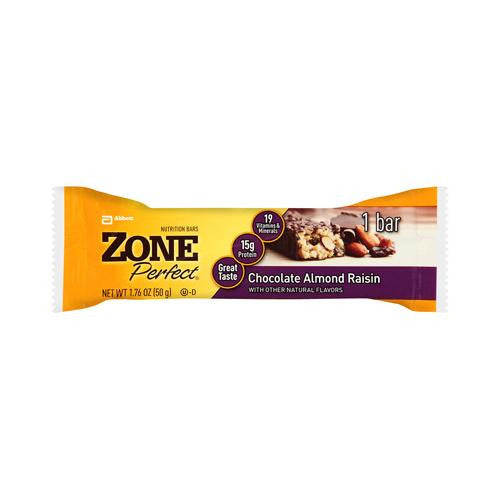 Zone Nutrition Bar - Chocolate Almond Raisin - Case Of 12 - 1.76 Oz