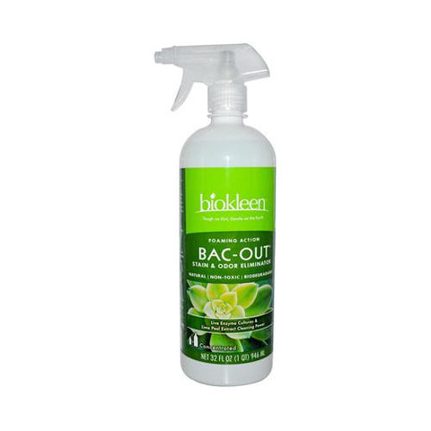 Biokleen Bac-out Stain And Odor Eliminator With Foaming Sprayer - 32 Fl Oz