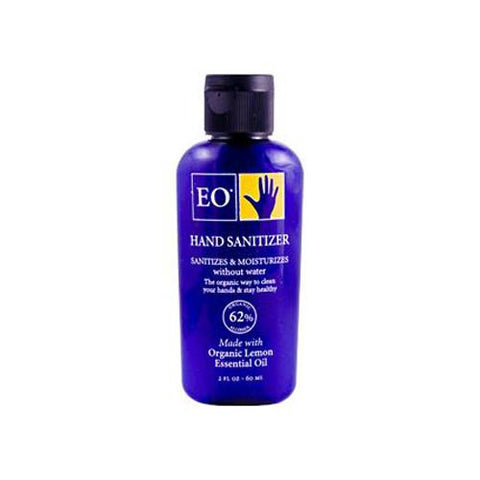 Eo Products Hand Sanitizer - Lemon - 2 Fl Oz - Case Of 6