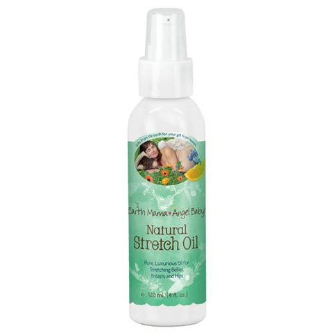 Earth Mama Angel Baby Natural Stretch Oil - 4 Fl Oz