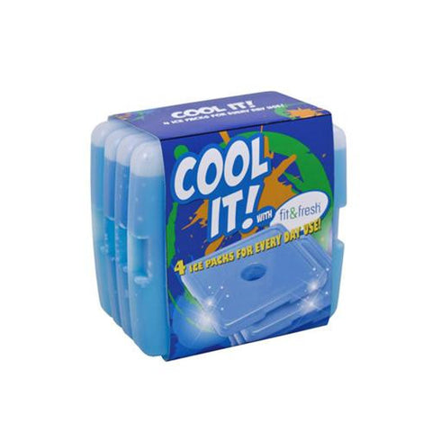 Fit And Fresh Kids Cool Coolers - 4 Packs