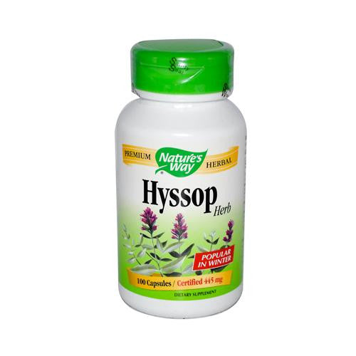 Nature's Way Hyssop Herb - 100 Caps