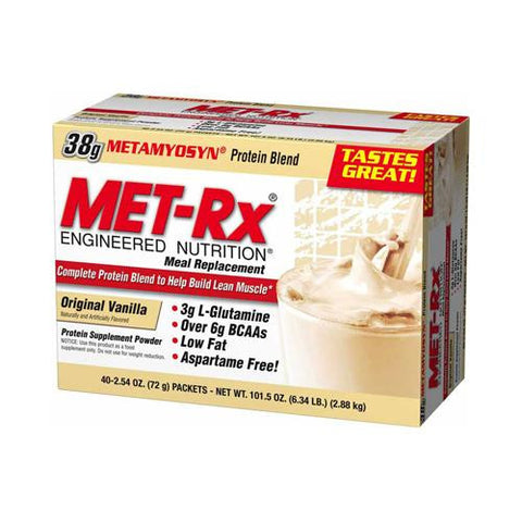 Met-rx Meal Replacement - Vanilla - 40 Pack