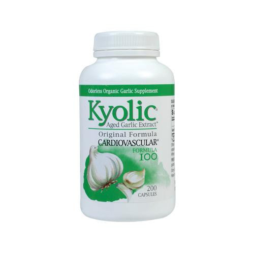 Kyolic Aged Garlic Extract Cardiovascular Formula 100 - 200 Capsules