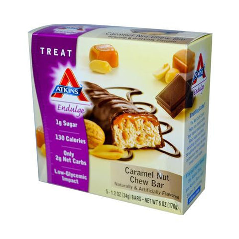 Atkins Endulge Bar Caramel Nut Chew - 5 Bars