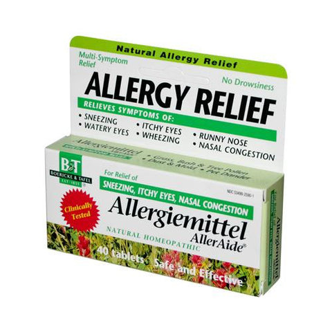 Boericke And Tafel Allergiemittel Alleraide - 40 Tablets