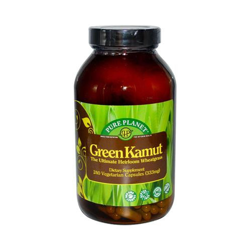 Pure Planet Green Kamut Wheatgrass - 240 Vegetarian Capsules