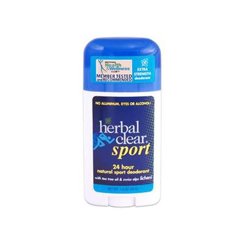 Herbal Clear 24 Hour Natural Sport Deodorant - 1.8 Oz