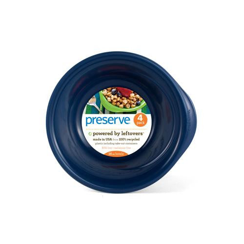 Preserve Everyday Bowls - Midnight Blue - Case Of 8 - 4 Packs - 16 Oz