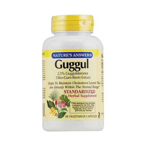 Nature's Answer Guggul - 60 Vegetarian Capsules