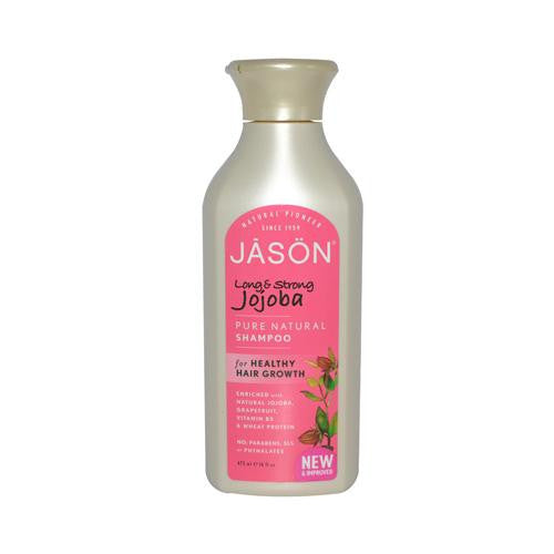 Jason Pure Natural Shampoo Long And Strong Jojoba - 16 Fl Oz