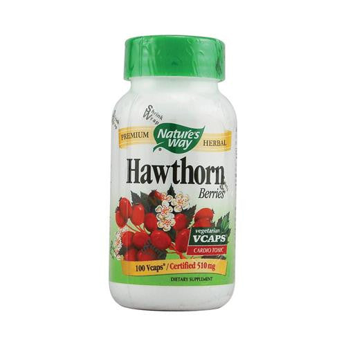 Nature's Way Hawthorn Berries - 510 Mg - 100 Vcaps