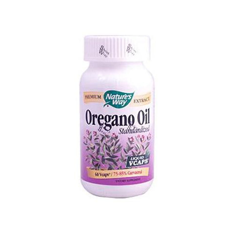 Nature's Way Oregano Oil Standardized - 60 Vegetarian Capsules