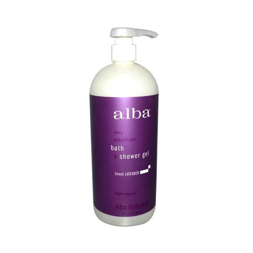 Alba Botanica Very Emollient Bath And Shower Gel French Lavender - 32 Fl Oz