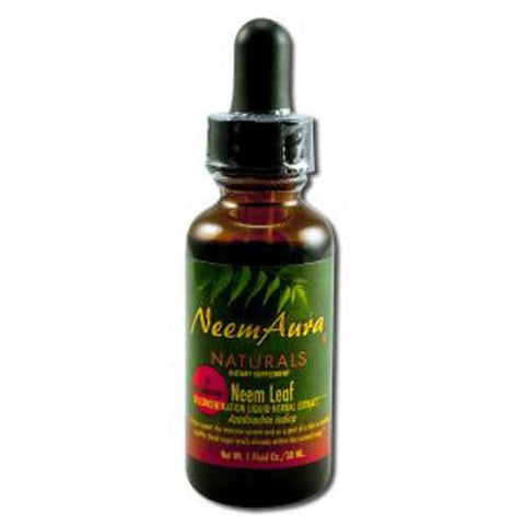 Neem Aura Certified Organic Triple Strength Neem Leaf Extract 1 To 5 - 1 Fl Oz