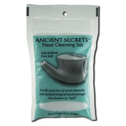 Ancient Secrets Nasal Cleansing Pot Salt - 8 Oz