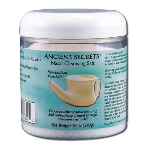 Ancient Secrets Nasal Cleansing Salt - 10 Oz