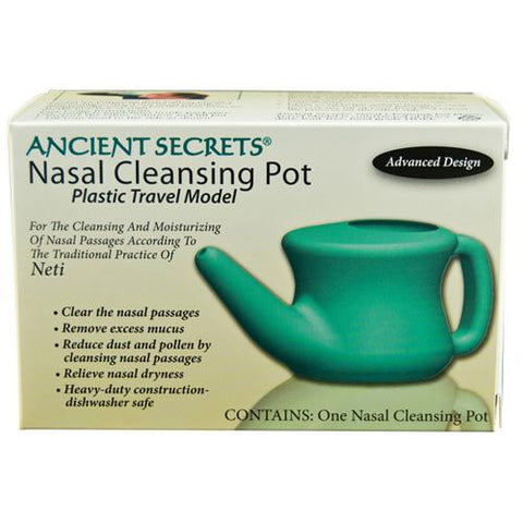 Ancient Secrets Nasal Cleansing Neti Pot - Plastic - 1 Pot