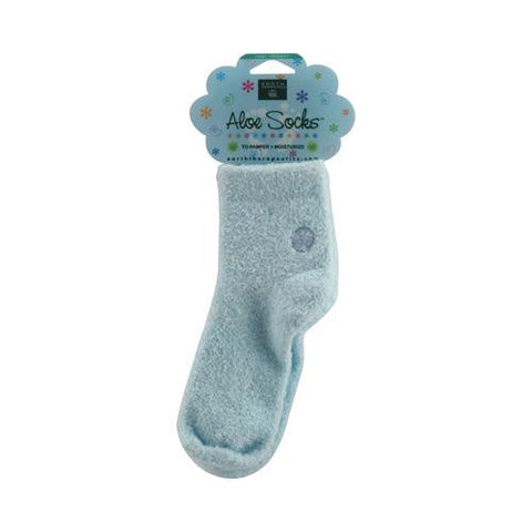 Earth Therapeutics Aloe Socks Blue - 1 Pair