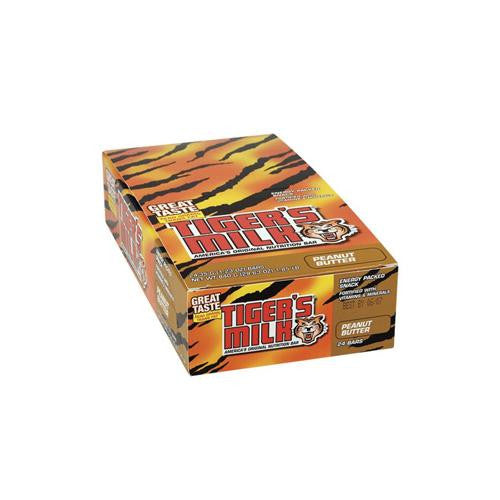 Tigers Milk Bar - Peanut Butter - 1.23 Oz - Case Of 24