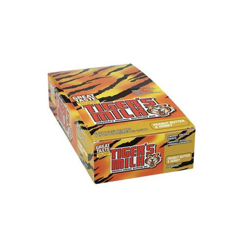 Tigers Milk Bar - Peanut Butter And Honey - 1.23 Oz - Case Of 24