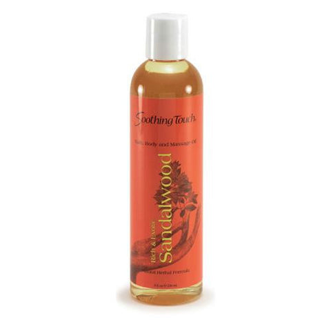 Soothing Touch Bath And Body Oil - Sandalwood - 8 Oz