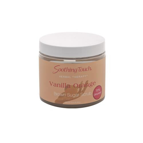 Soothing Touch Brown Sugar Scrub - Vanilla Orange - 16 Oz