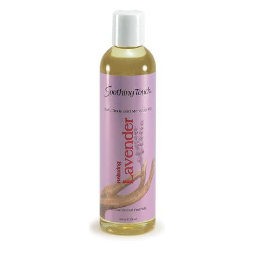 Soothing Touch Bath And Body Oil - Lavender - 8 Oz