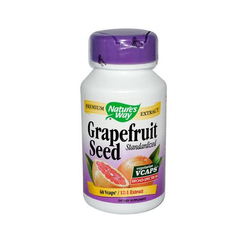 Nature's Way Grapefruit Seed Standardized - 60 Vegetarian Capsules