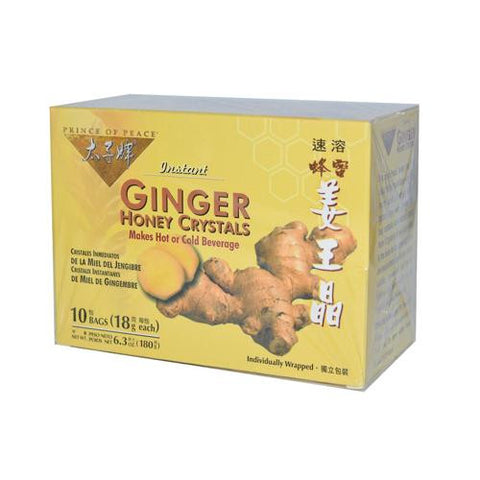 Prince Of Peace Ginger Honey Crystals - 10 Tea Bags