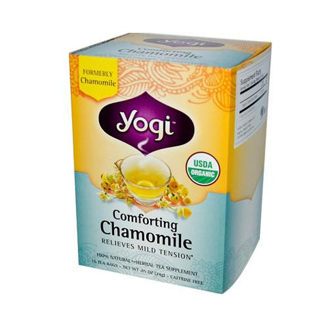 Yogi Organic Comforting Chamomile - 16 Tea Bags - Case Of 6