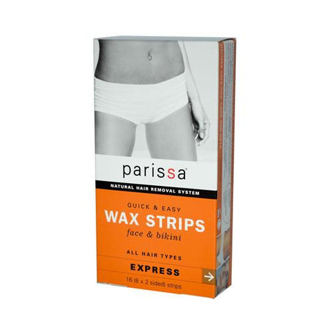 Parissa Wax Strips Face And Bikini - 16 Strips