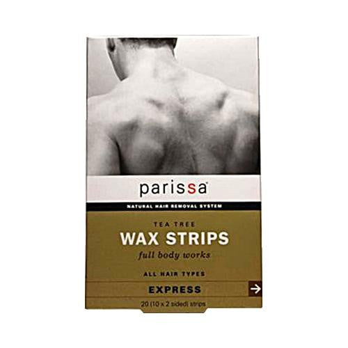 Parissa Men's Tea Tree Wax Strips - 20 Strips