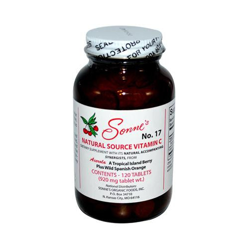 Sonne's Natural Source Vitamin C No 17 - 120 Tablets