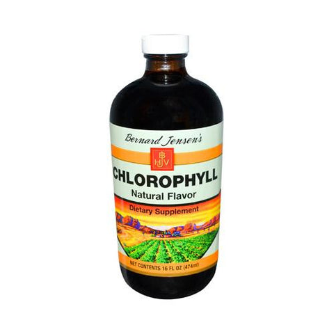 Bernard Jensen Chlorophyll Natural Liquid - 16 Fl Oz