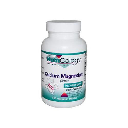 Nutricology Calcium Magnesium Citrate - 100 Vegetarian Capsules