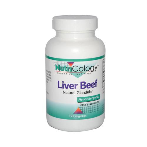 Nutricology Liver Organic Glandular - 125 Vegetarian Capsules