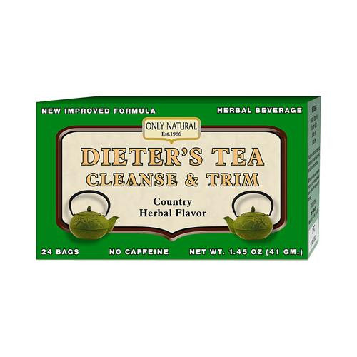 Only Natural Dieter's Tea Cleanse And Trim Country Herbal - 24 Tea Bags