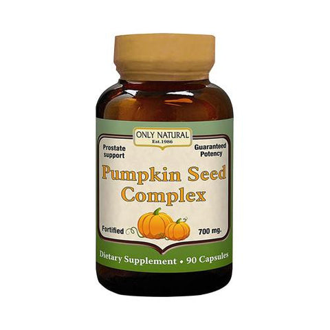 Only Natural Pumpkin Seed Complex - 700 Mg - 90 Capsules